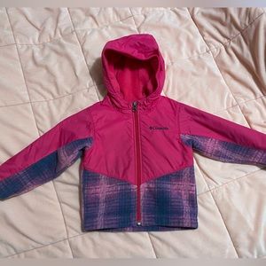 Columbia fleece overlay jacket 2T